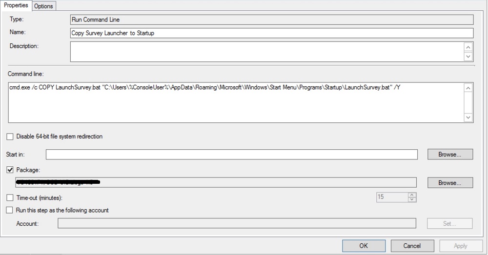 Survey Launcher TS Step