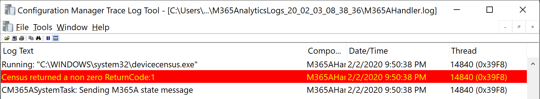 M365AHandler.log error